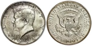 1964 kennedy half